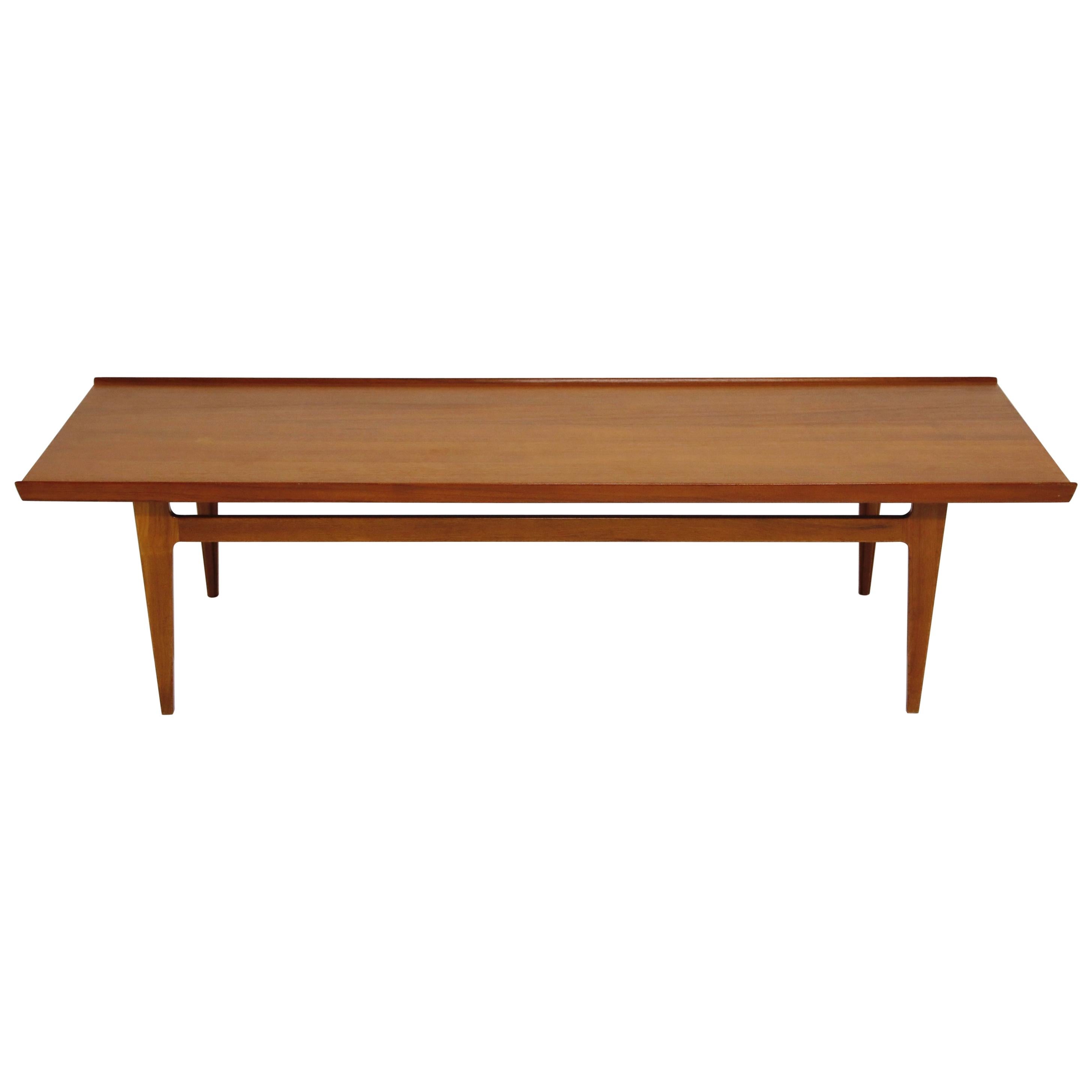 Early Finn Juhl for France and Daverkosen FD532 Teak Coffee Table, Denmark 1950s