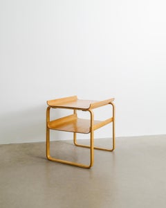 Early Finnish Mid Century Wooden "915 / 75" Side Table by Alvar Aalto, 1930s