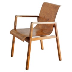Early Finnish Mid Century Wooden "No 41 / Hallway" Armchair by Alvar Aalto 1930s