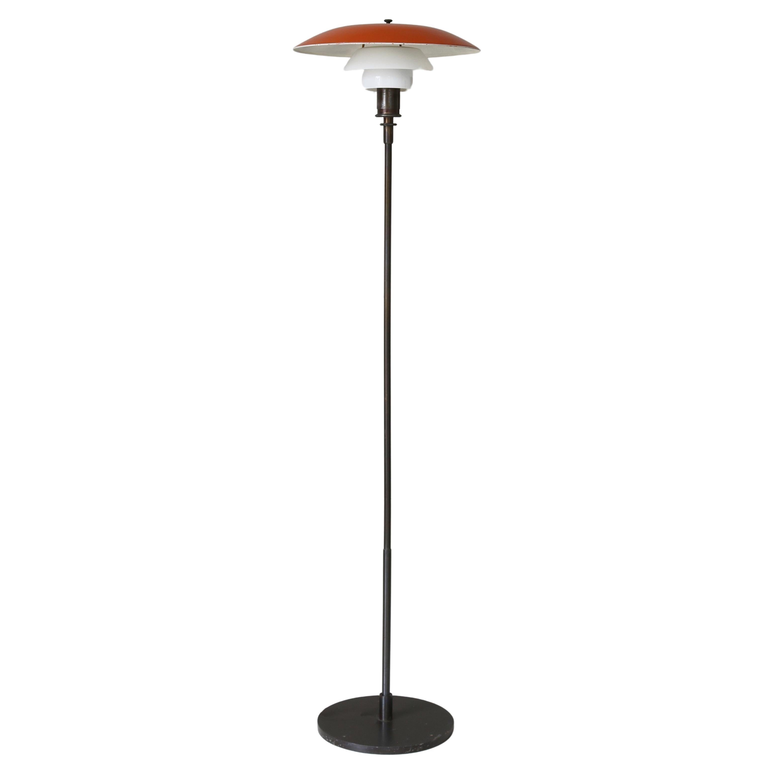 Early Floor Lamp "PH 4/3" by Poul Henningsen, Pat. Appl., Louis Poulsen, 1926-28