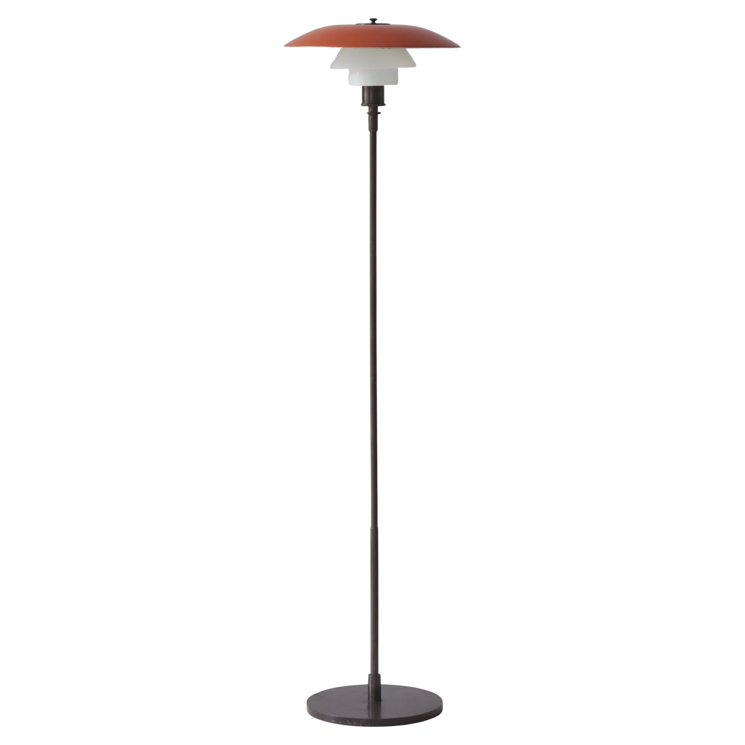 Early Floor Lamp "PH 4/3" by Poul Henningsen, Pat. Appl., Louis Poulsen, 1926-28 For Sale
