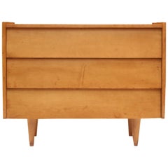 Early Florence Knoll Commode with Louvered Drawer Fronts