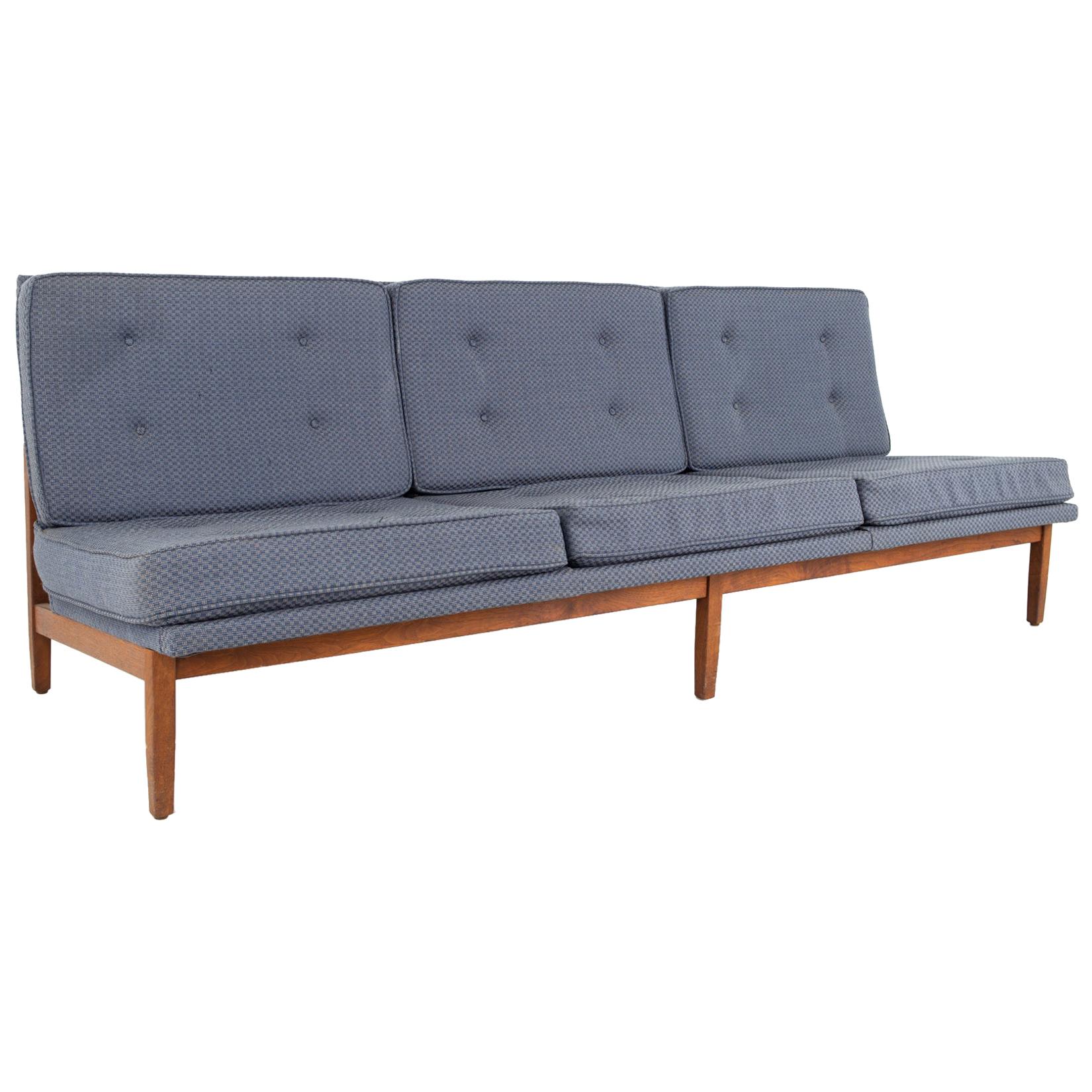 Early Florence Knoll Mid Century Daybed Slipper Sofa