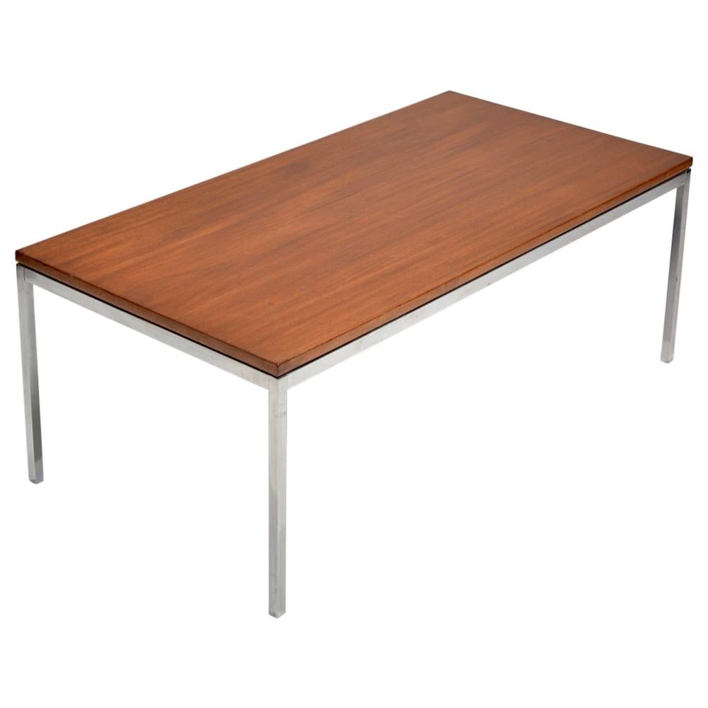 Early Florence Knoll Teak Coffee Table For Sale