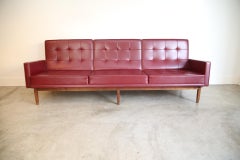 Early Florence Knoll Walnut Base Sofa from Marcel Breuer Snower Estate