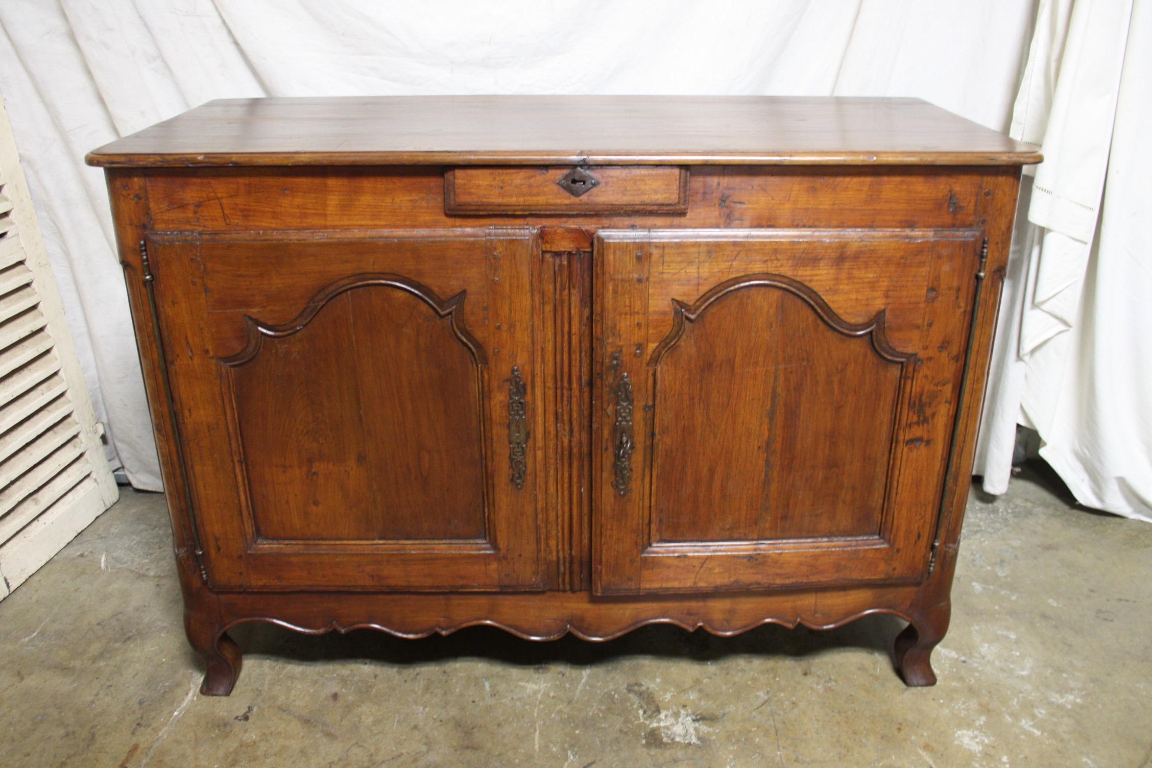 Early French 18th century rustic buffet.