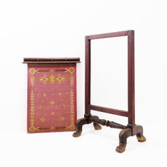 Antique Early French 19th Century Empire style Firescreen