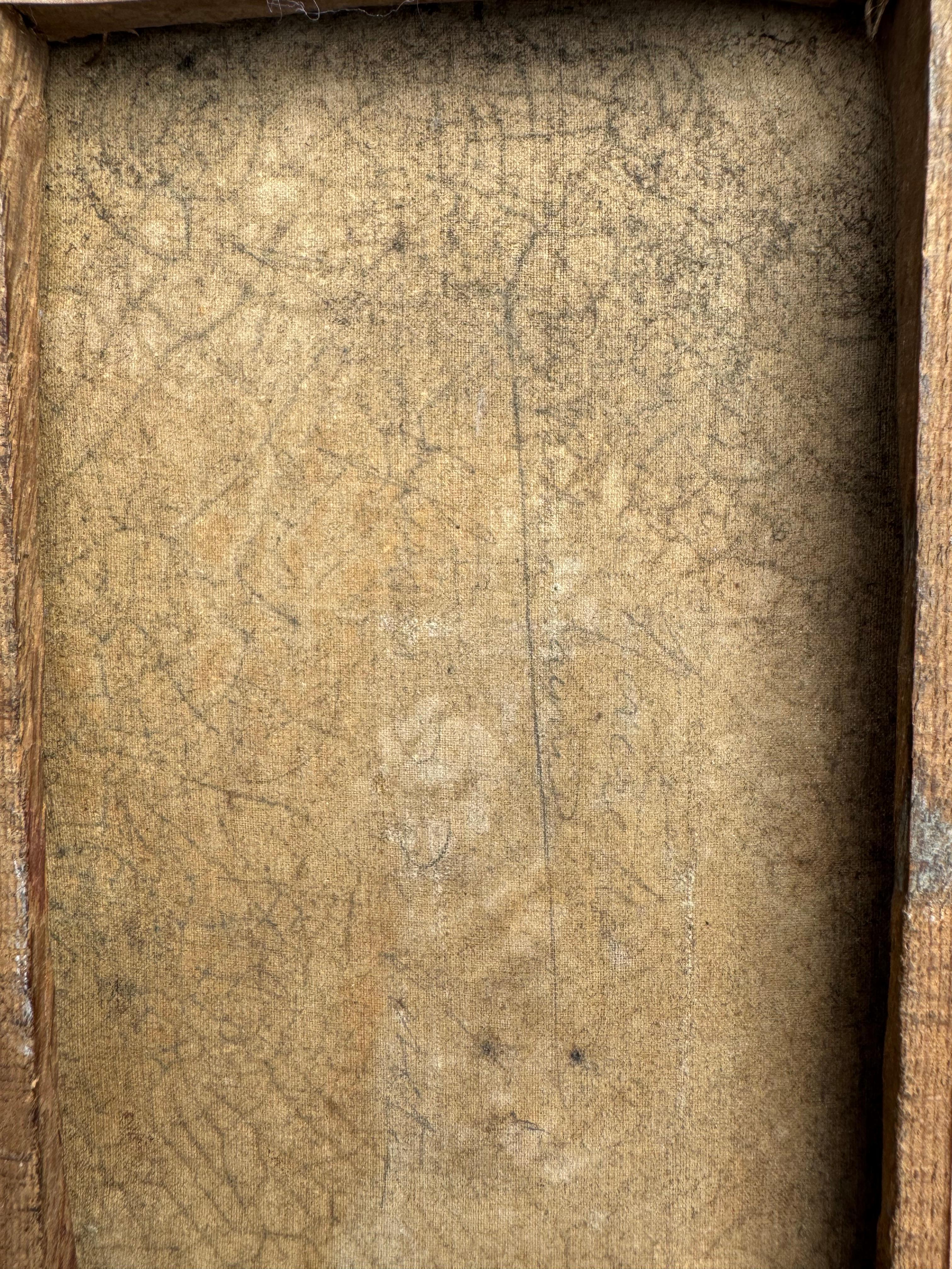 Early French 20th century small portrait of a lady. 1