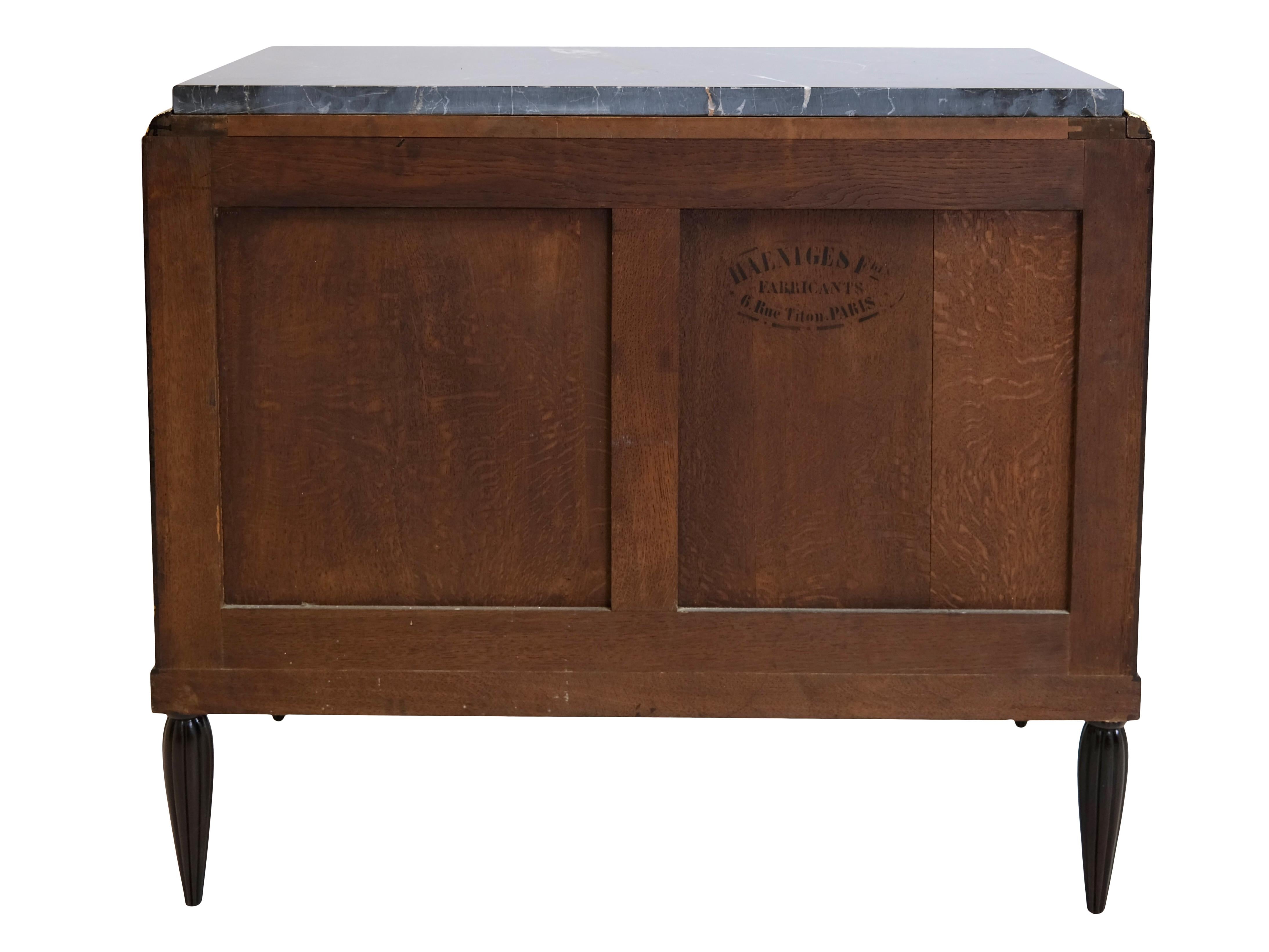 Commode Art Deco Paris par Ébénisterie Haentgés Frères Paris circa 1925 5