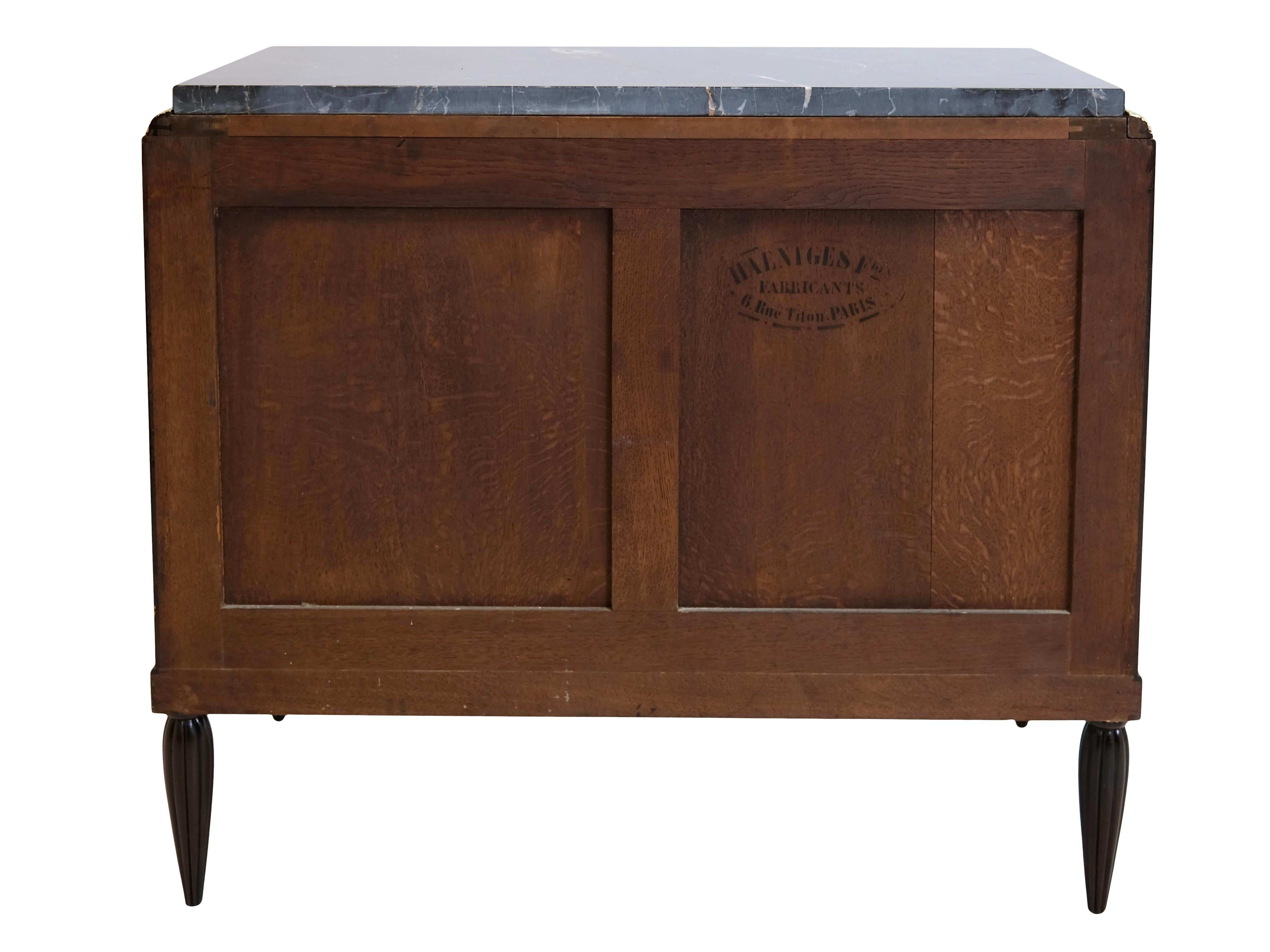 Early French Art Deco Commode by Ébénisterie Haentgés Frères Paris circa 1925 7