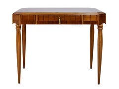 Early French Art Deco Desk in Nutwood, circa 1925