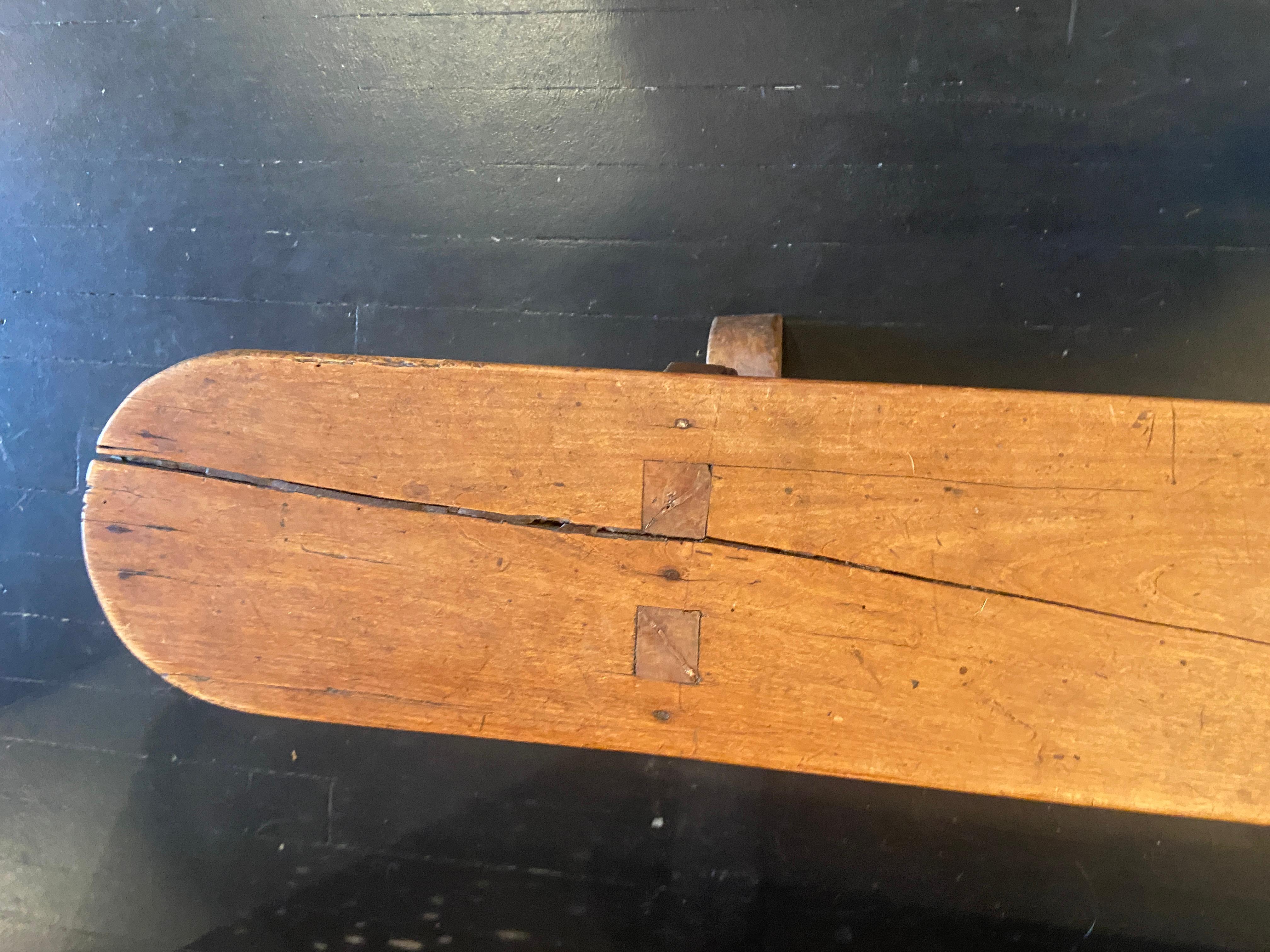 Early French Bench In Fair Condition For Sale In Hudson, NY