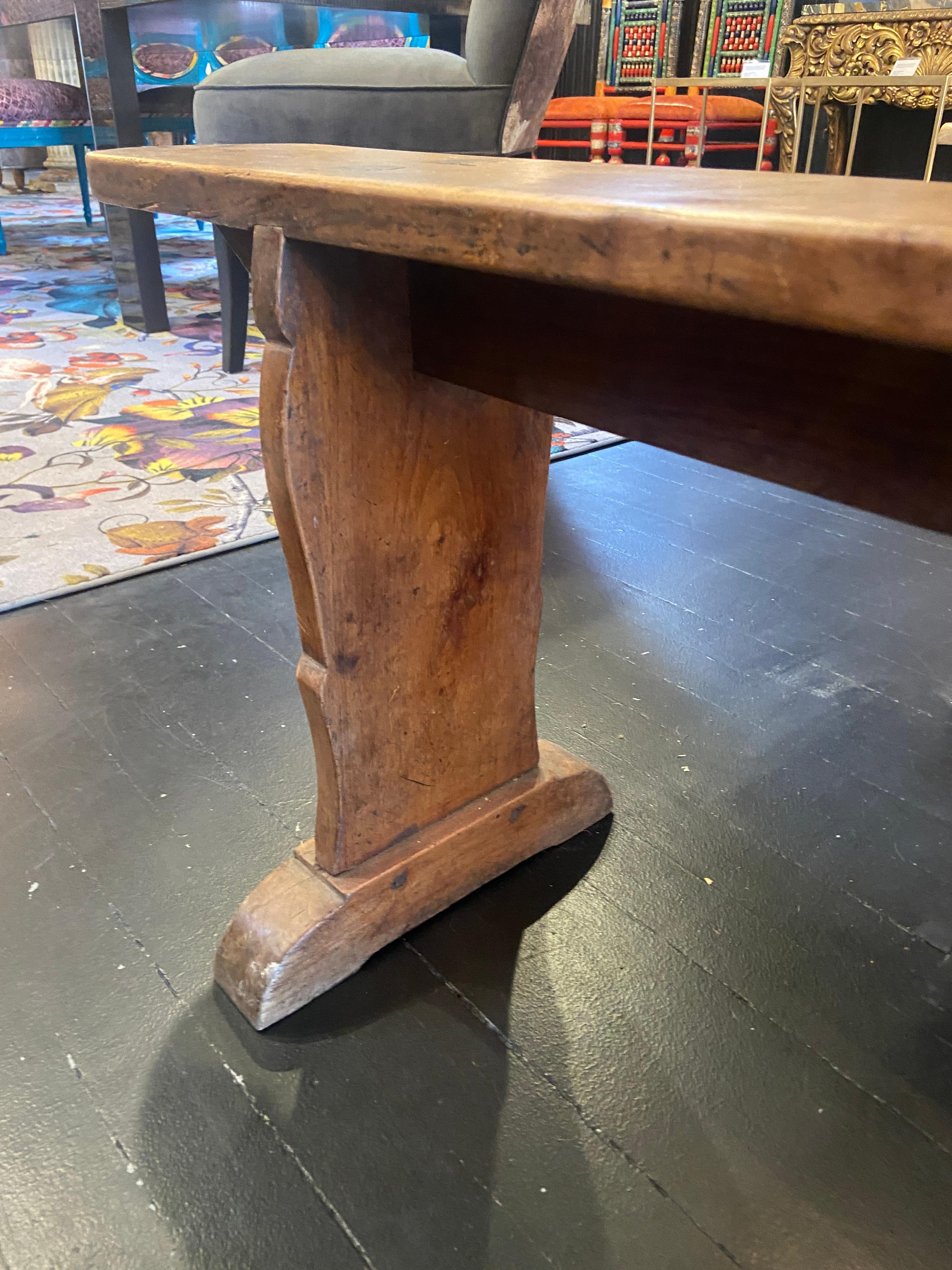 19th Century Early French Bench For Sale