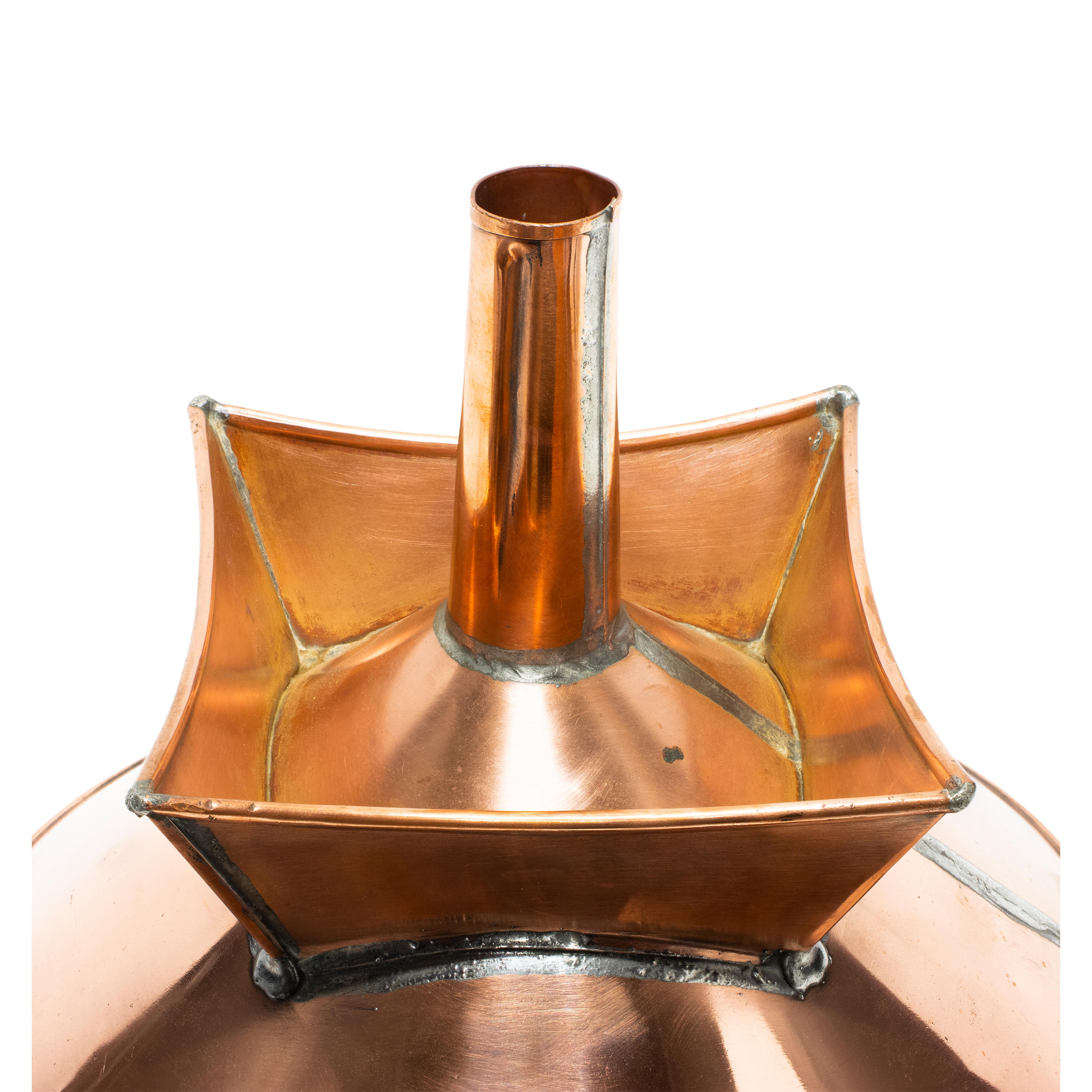 vintage copper funnel
