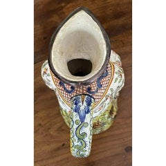 Early French Faience Figural Jug