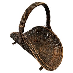 Antique Early French Gathering Basket