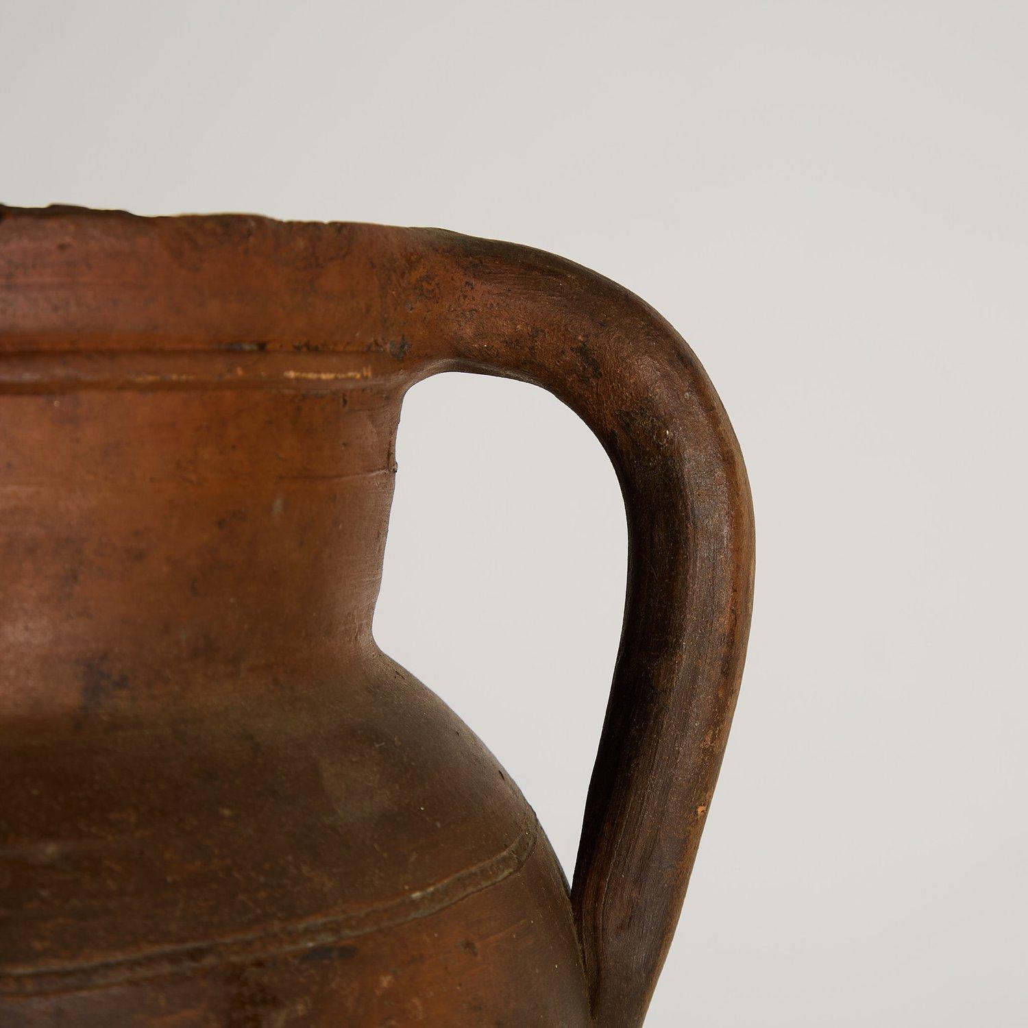 Anfora francese in terracotta smaltata, CIRCA 1820 In condizioni buone in vendita a London, England