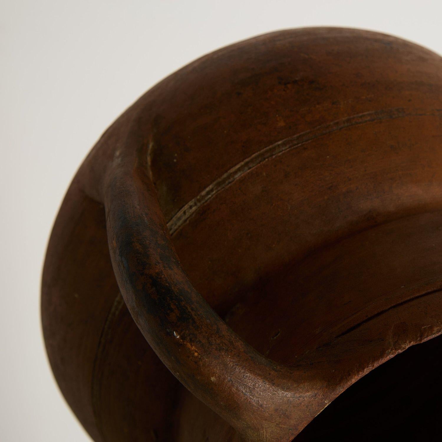 Terracotta Anfora francese in terracotta smaltata, CIRCA 1820 in vendita