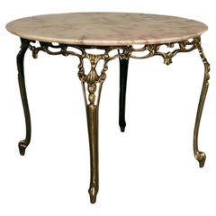 Early French Louis XV Belle Epoque Cocktail Bronze Table , Central Coffee Table