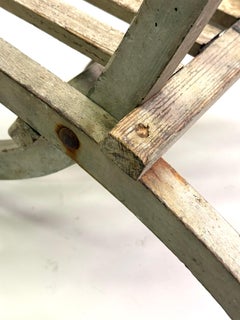 Silla de salón plegable francesa de mediados de siglo de Robert Mallet-Stevens