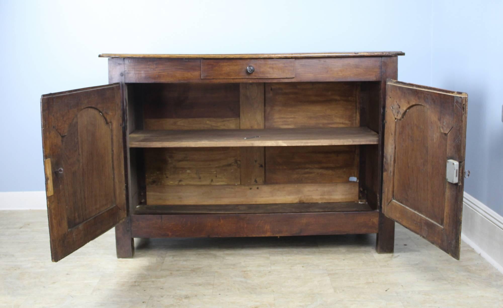 19th Century Early French Oak Buffet Base