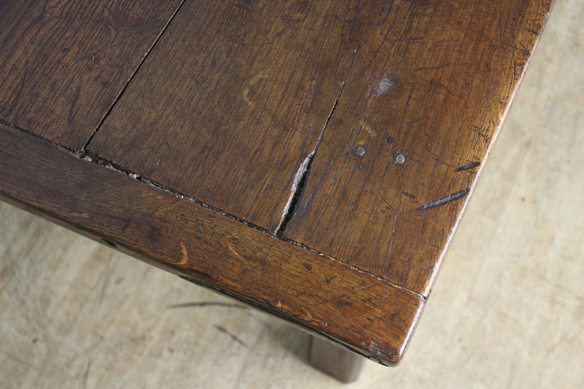 Early French Oak Coffee Table 3