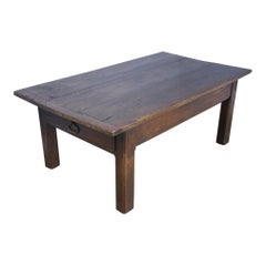 Early French Oak Coffee Table