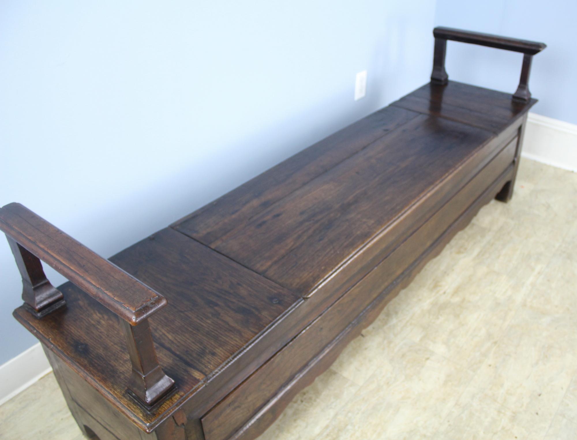 Early 19th Century Early French Oak Coffer