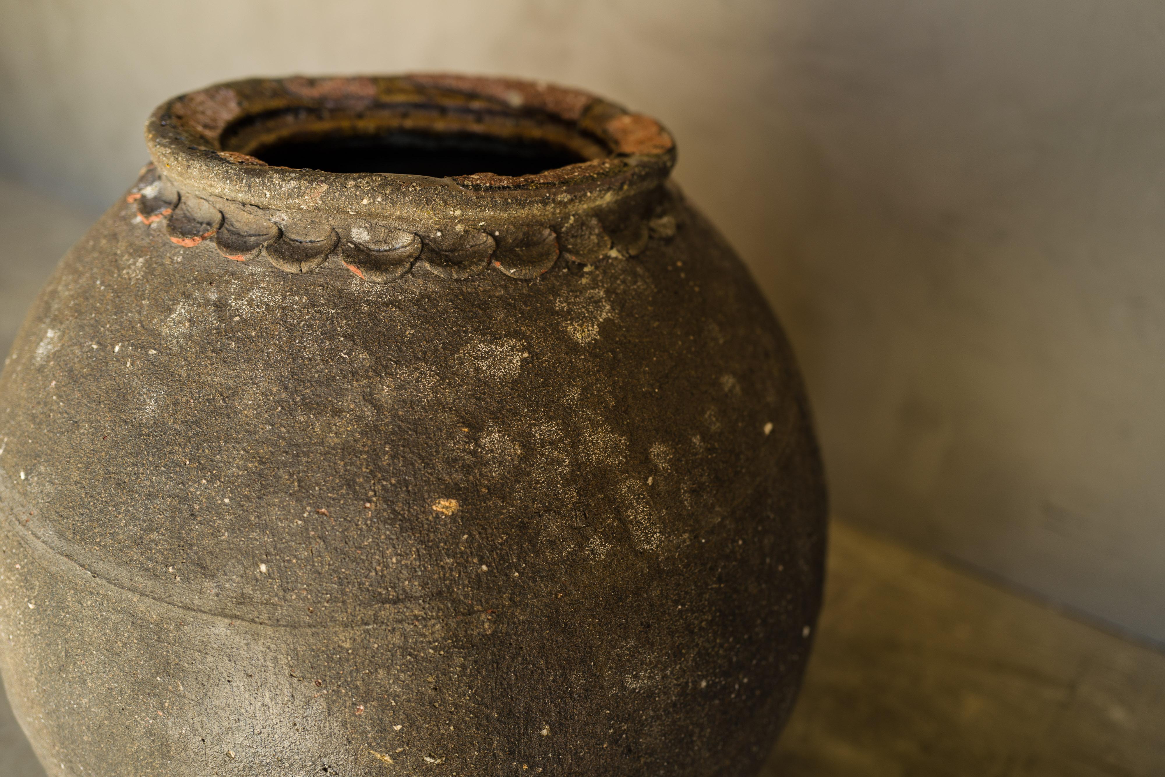 Early French Stoneware Pot, circa 1890 In Good Condition In Nashville, TN