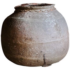 Early French Stoneware Pot, circa 1890