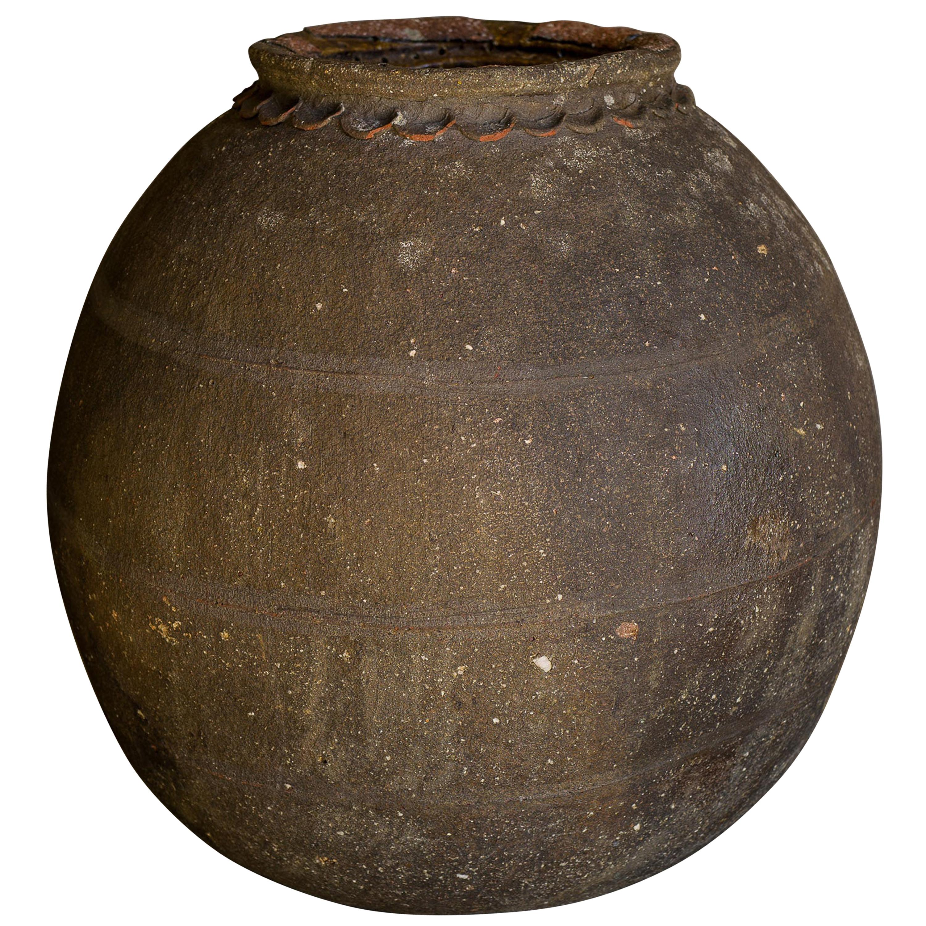 Early French Stoneware Pot, circa 1890