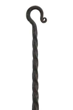 Early French Two-Tier Forged Iron Chandelier