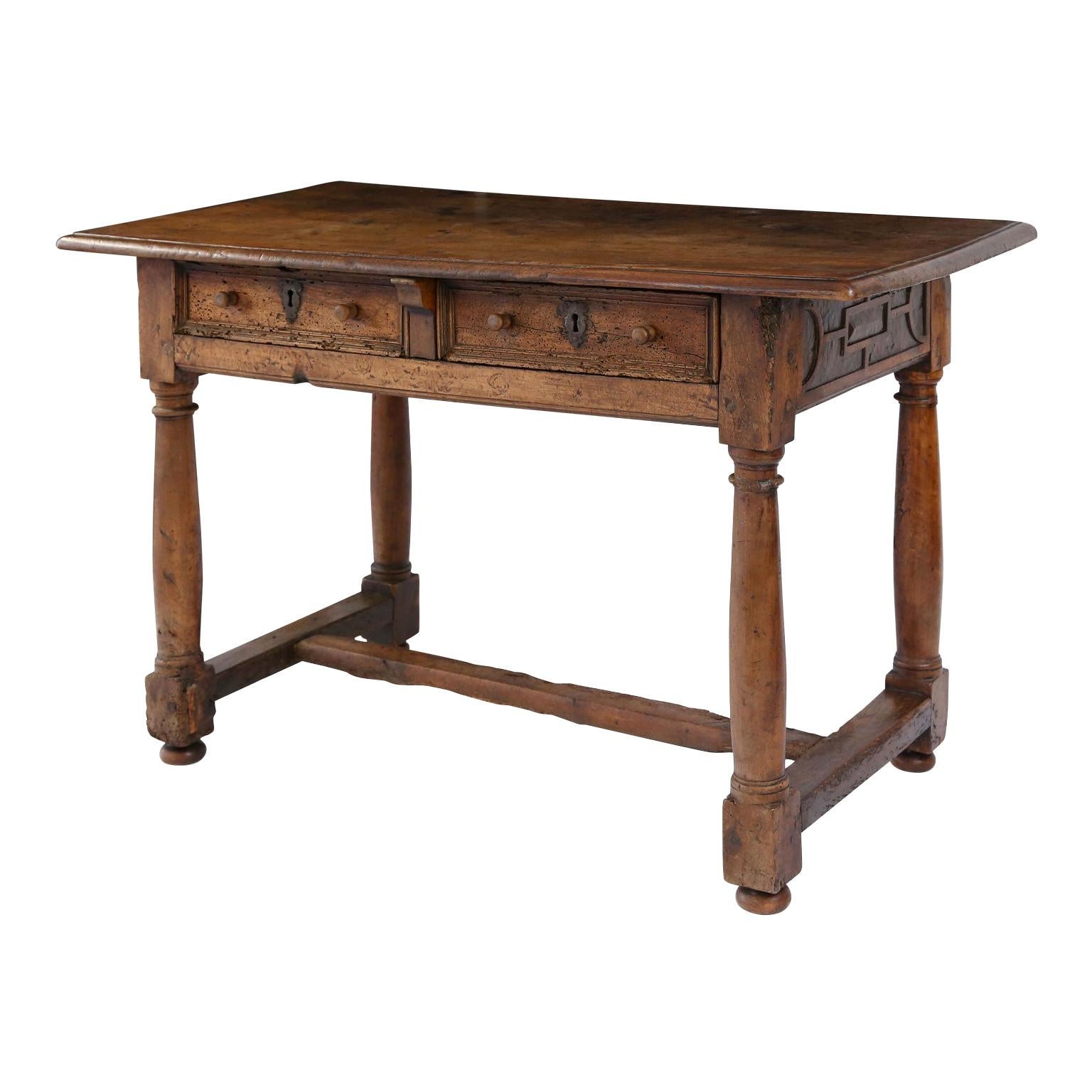 Early French Walnut Table