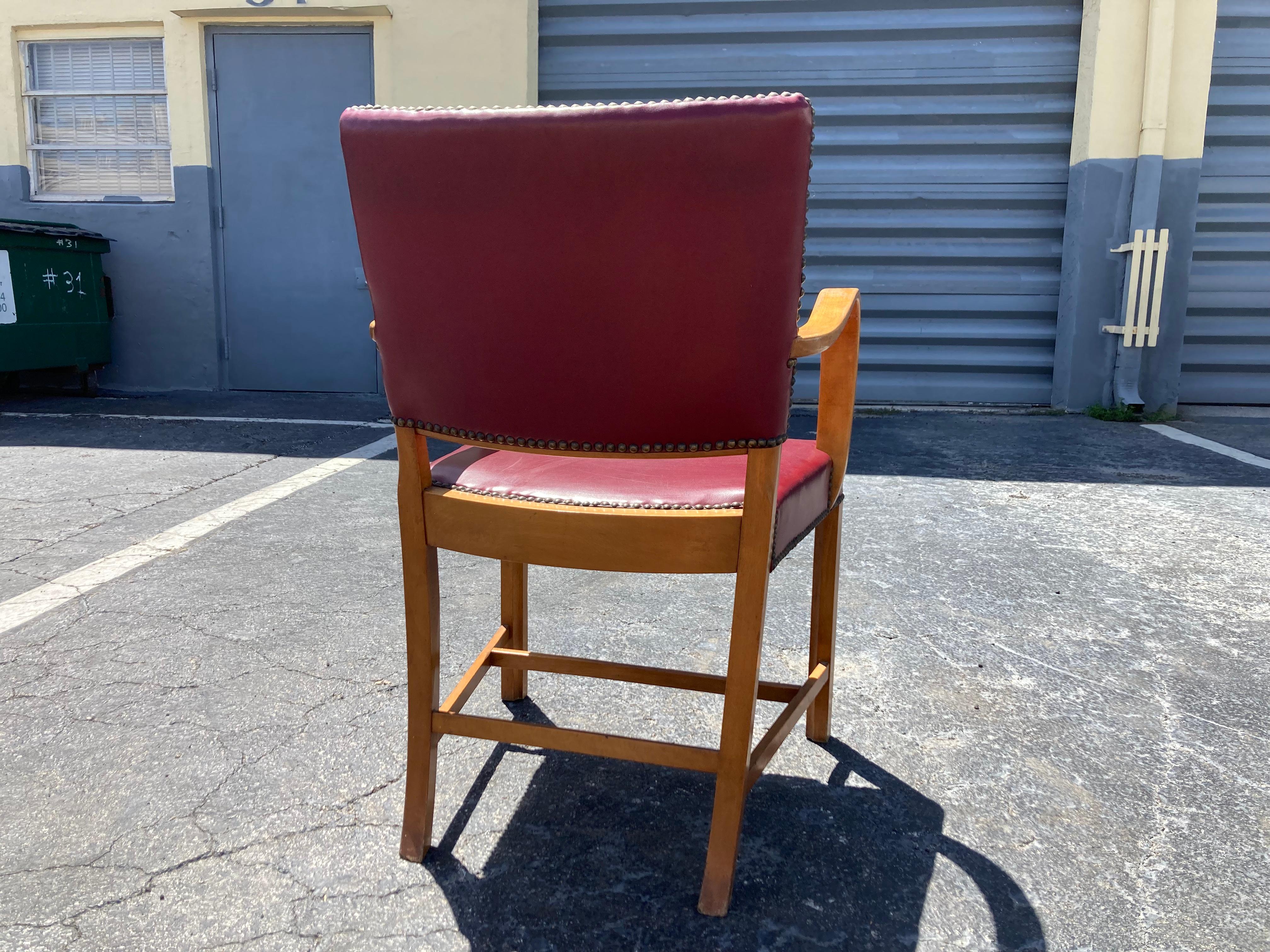 Early Fritz Hansen Arm Chair Model 1561, Denmark, 1942 For Sale 5