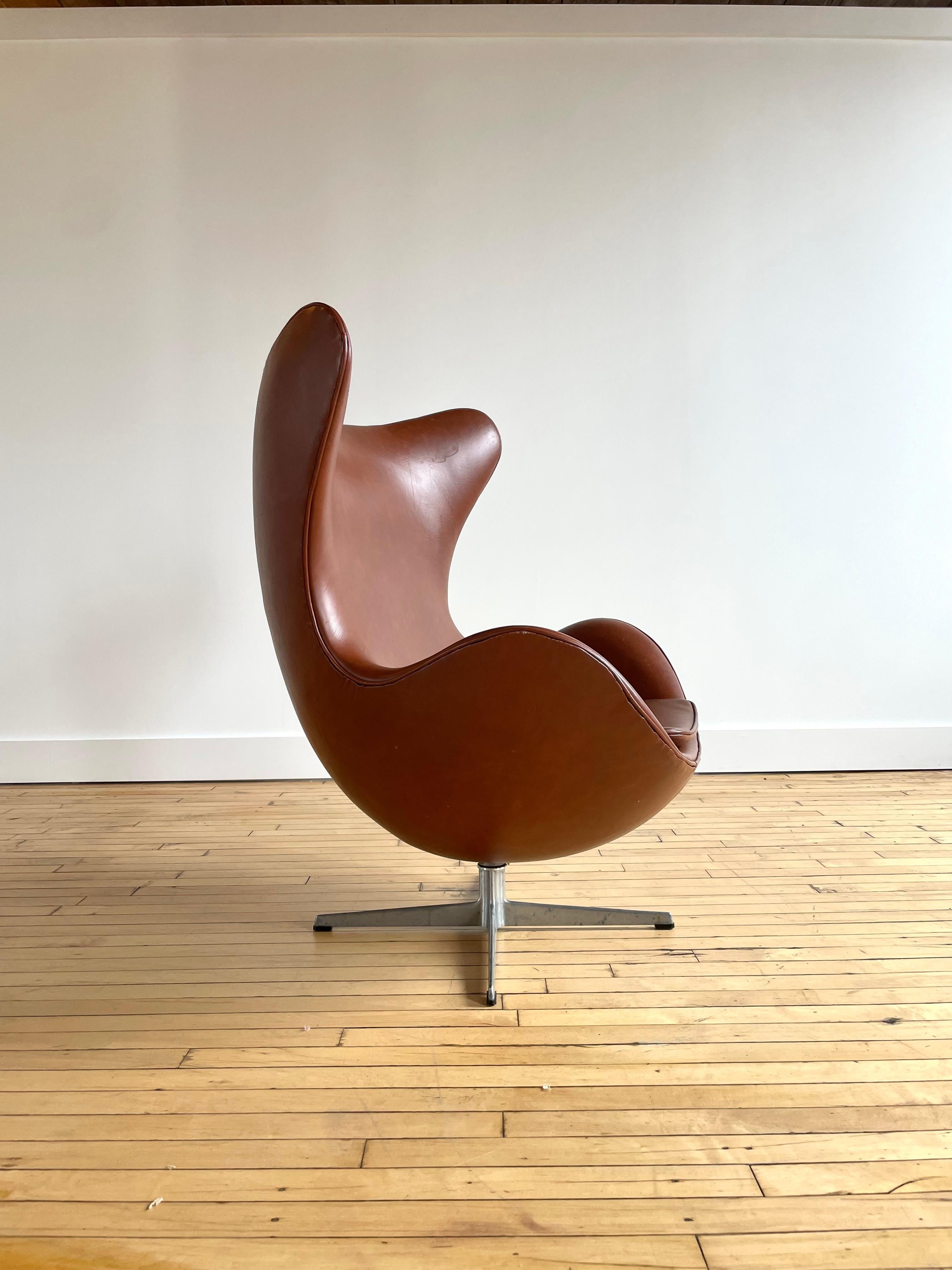 Modern Early Fritz Hansen Egg Chair For Sale