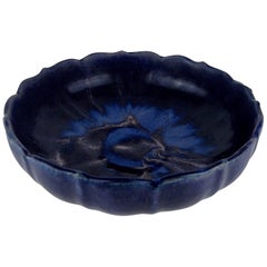 Early Fulper Art Pottery Bowl with Flambe Glaze 