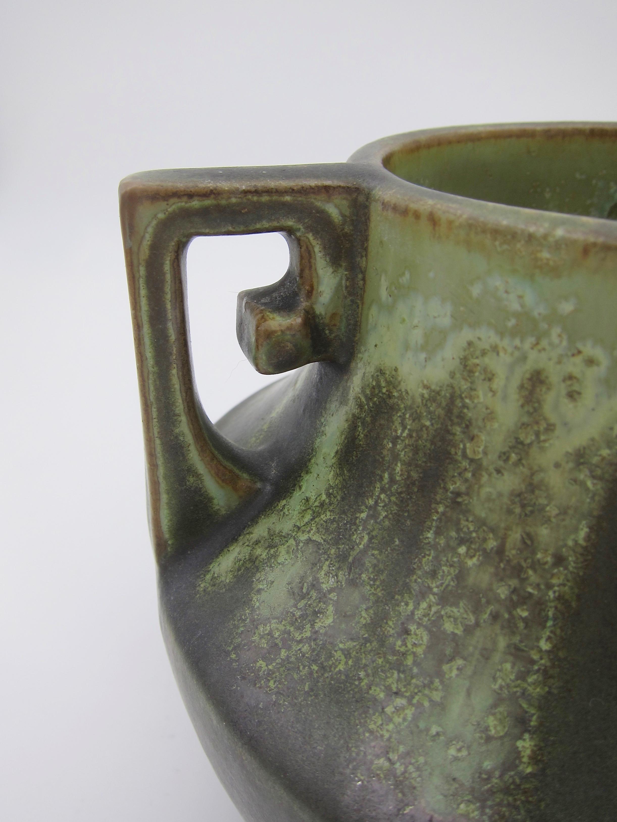 leopard print glaze pottery
