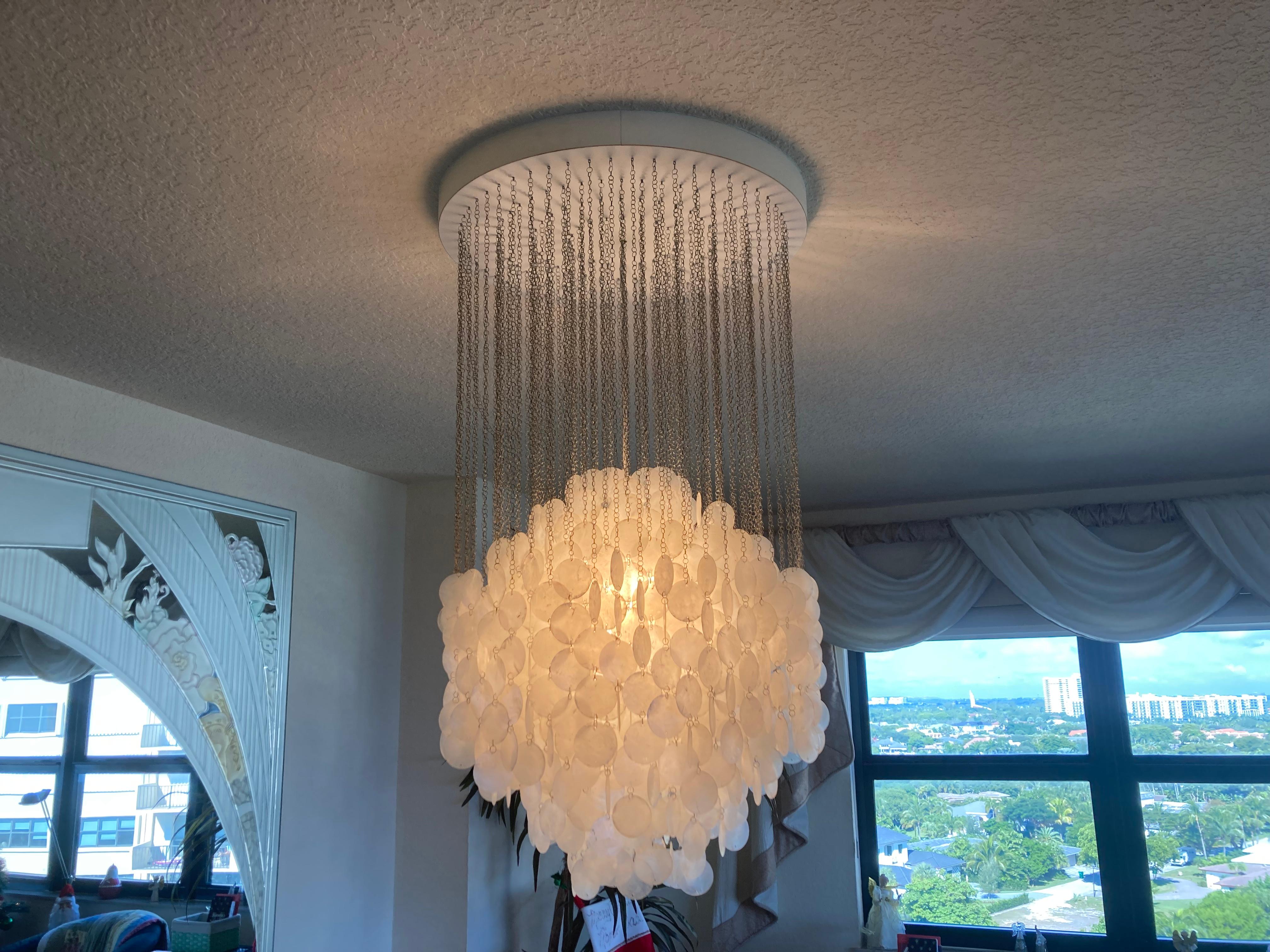 Great chandelier from the early production. Bought from original owner.