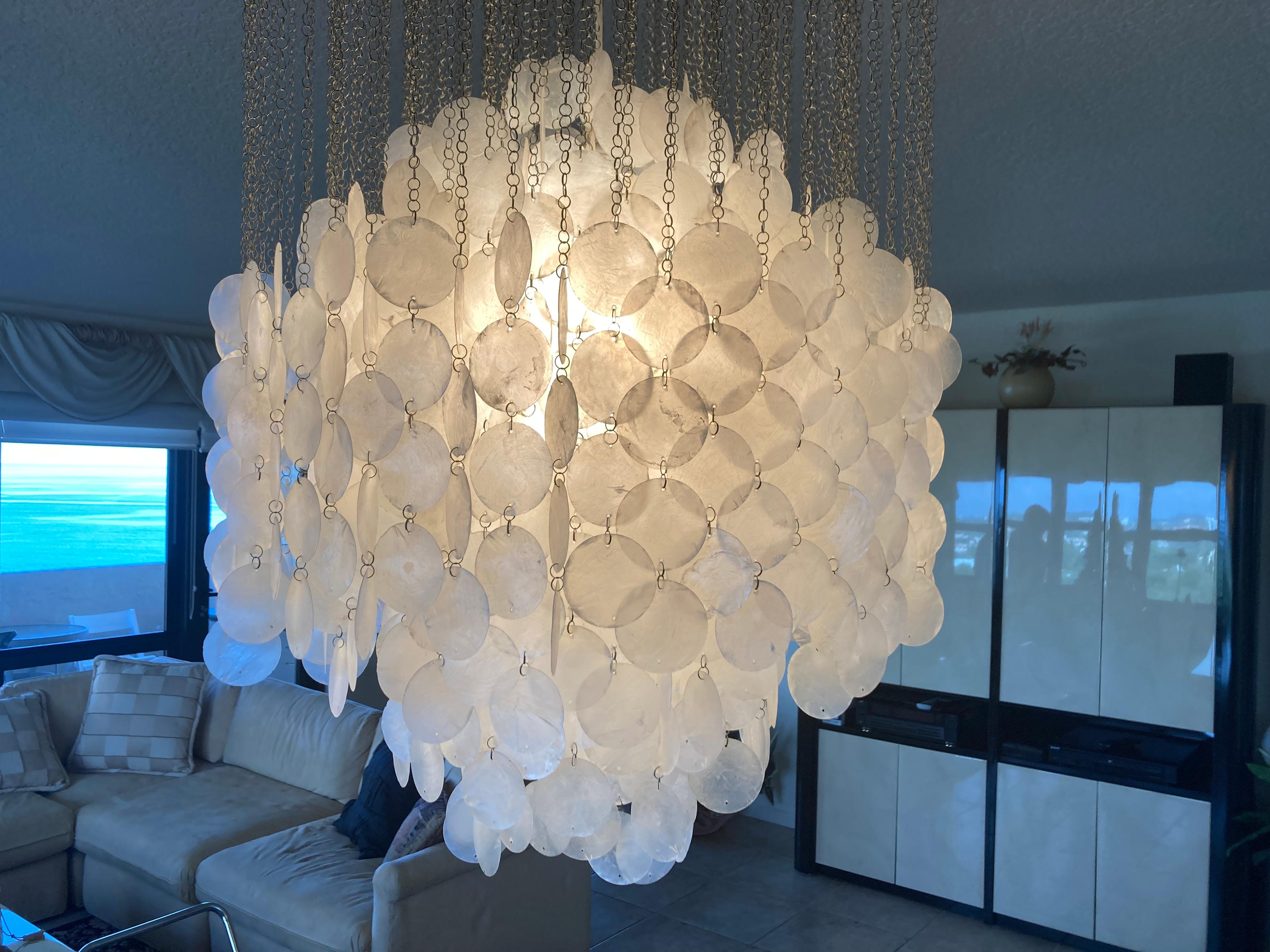 Mid-20th Century Early Fun 4dm Pendant Light by Verner Panton for Lüber Switzerland For Sale