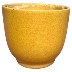 Used Early Gainey Large Mustard California Mid Century Modern Planter Pot