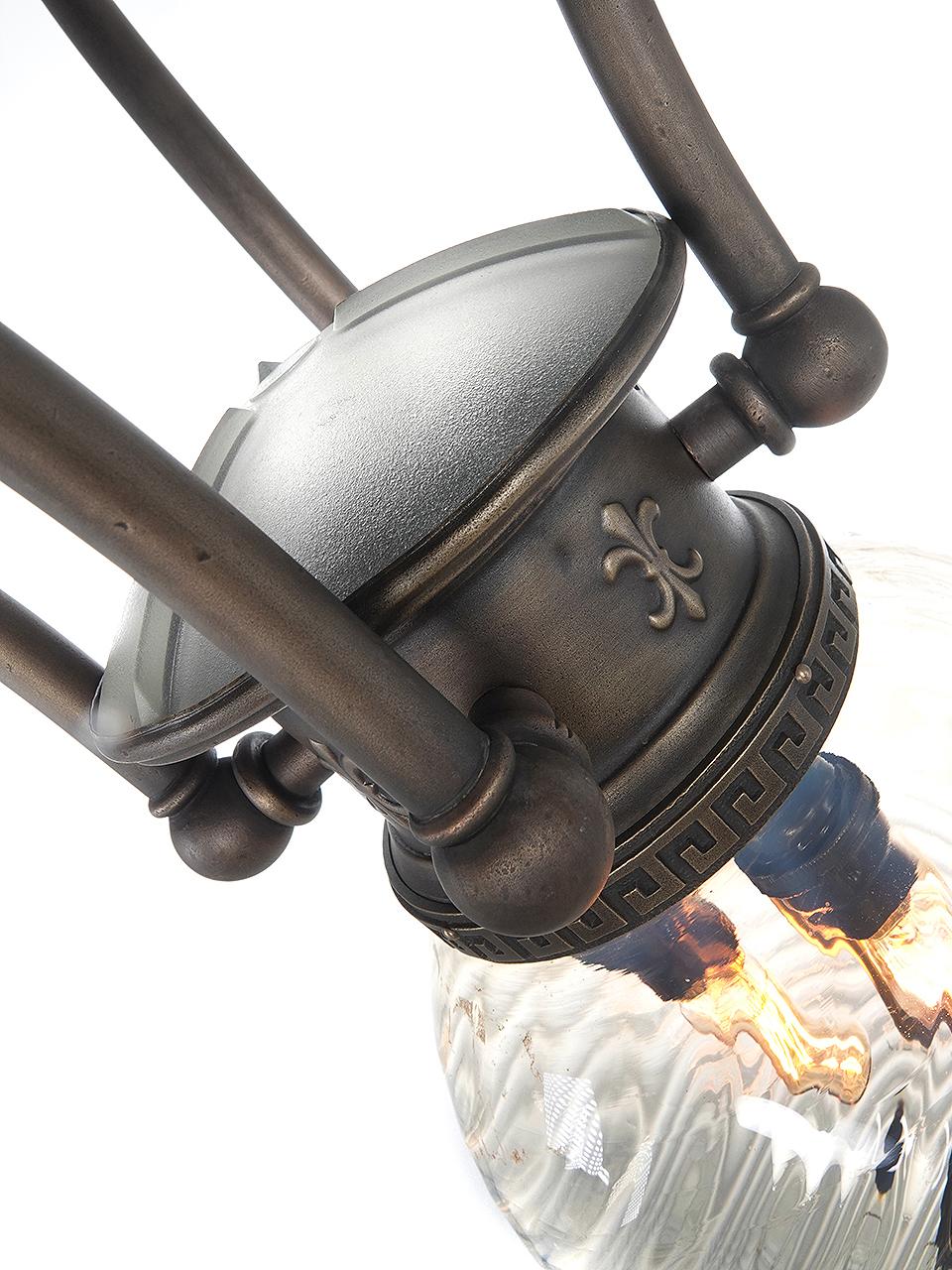 American Early Gas Railroad Center Lamp
