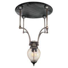 Early Gas Railroad Center Lamp