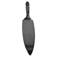 Early Georg Jensen Acorn Sterling Silver Pie Server