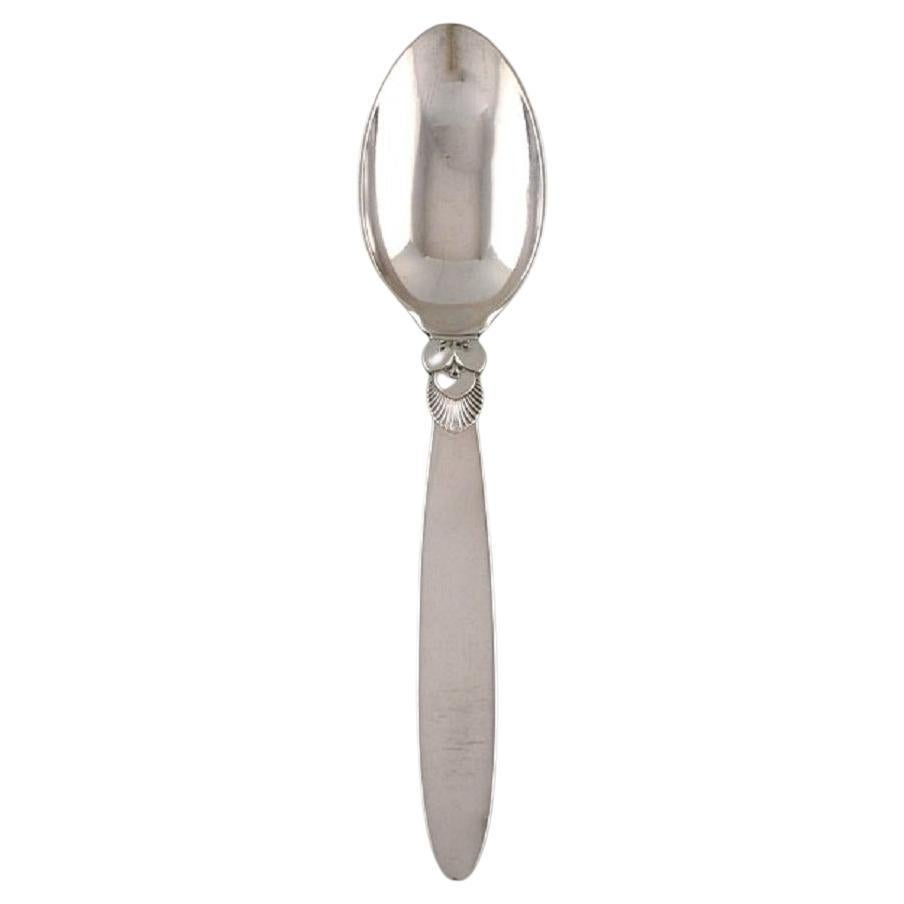 Early Georg Jensen Cactus Dinner Spoon in Sterling Silver, Two Spoons Available