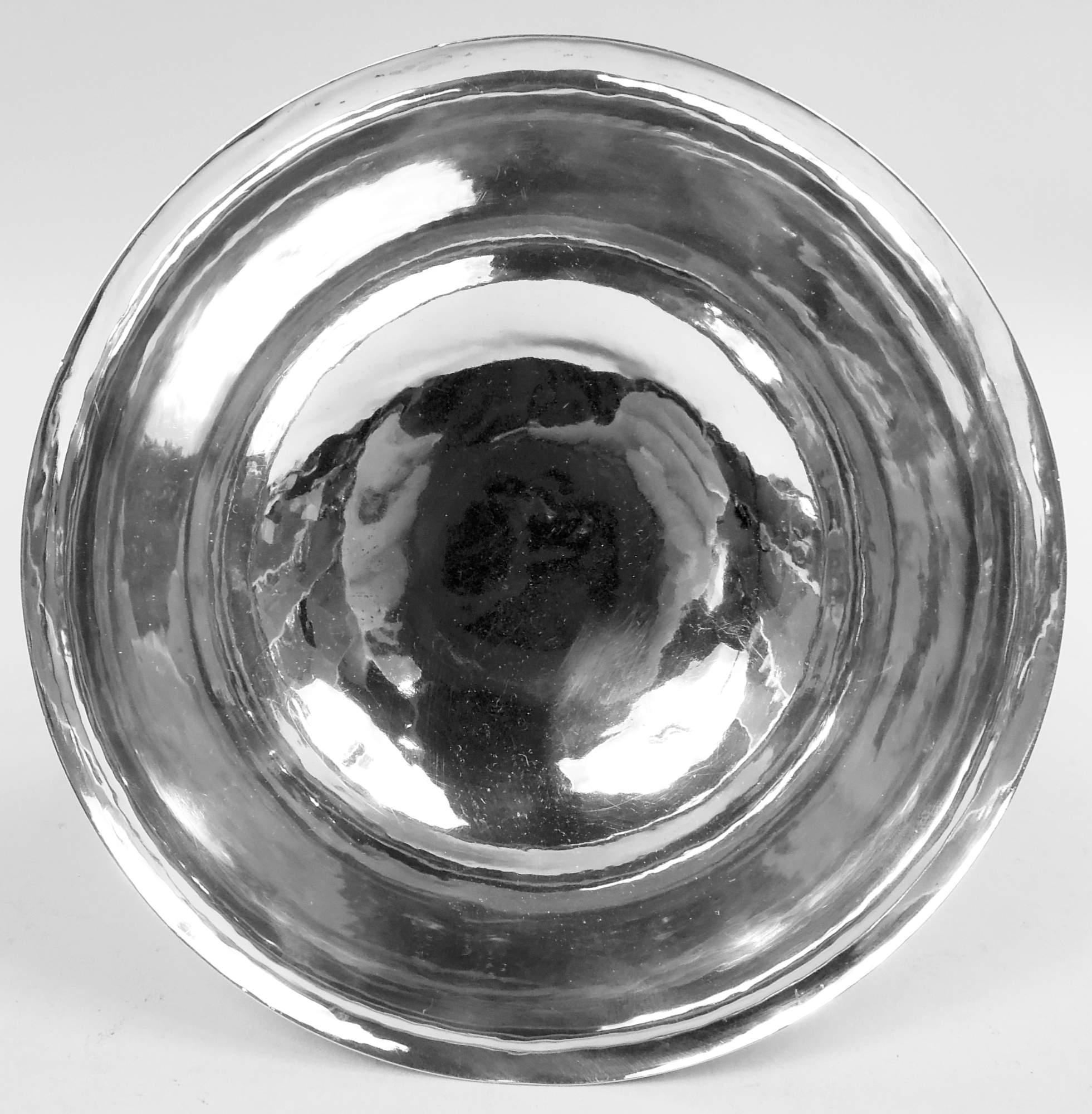 Scandinavo moderno Ciotola d'argento moderna danese di Georg Jensen, prima edizione, A. Silver in vendita