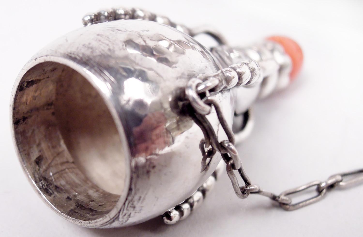 Early Georg Jensen Danish Modern Sterling Silver Cigar Lighter In Good Condition For Sale In New York, NY