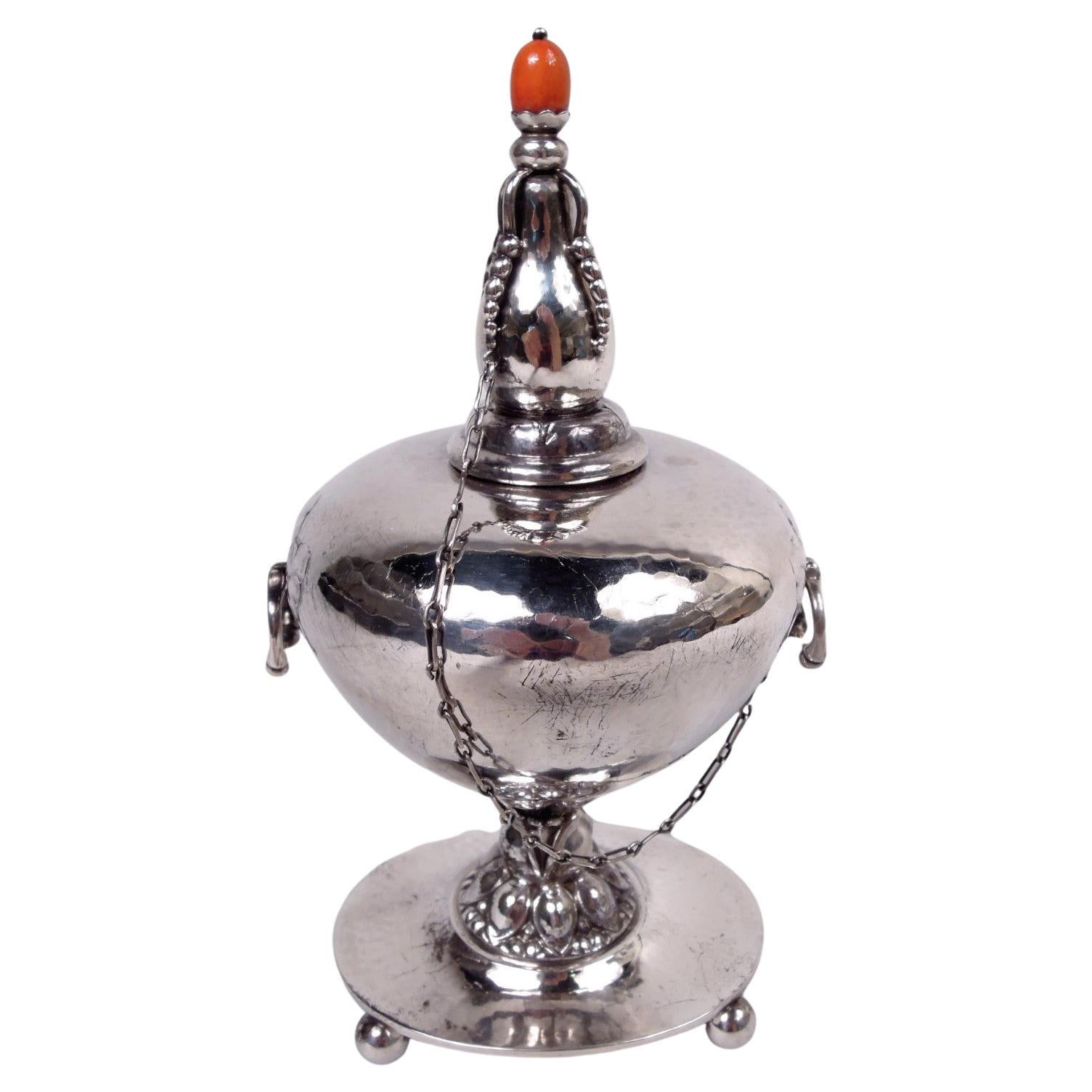Frühes Georg Jensen Danish Modern Sterling Silver Zigarrenfeuerzeug