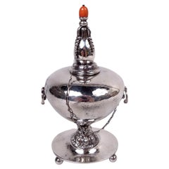 Accendisigari in argento danese moderno Georg Jensen di prima generazione
