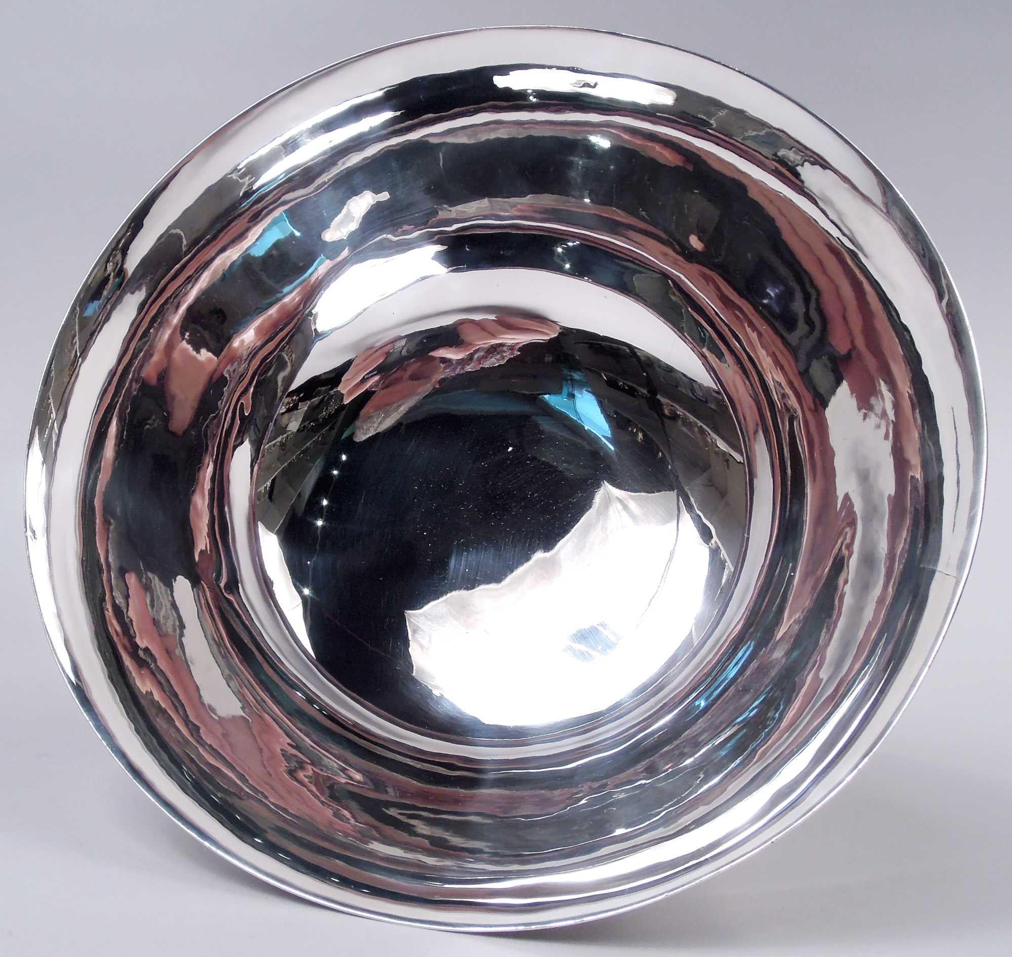 Frühe Georg Jensen Danish Modern Sterling Silver Traubenschale (Dänisch) im Angebot