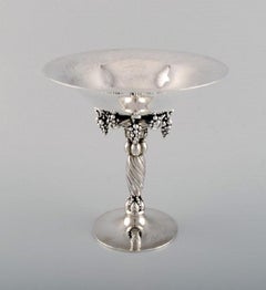 Early Georg Jensen Grape Centrepiece in Sterling Silver, Model Number 263B